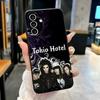 Funda de Teléfono de la Banda T-Tokio Hotel Para Samsung S26 S25 Plus S20 S20 Plus S22 Ultra S23 FE S21 Plus S21 Ultra Cubierta Suave