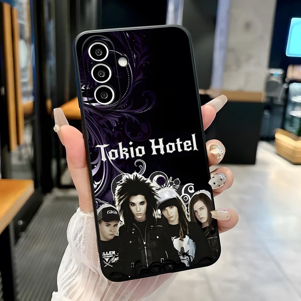 Funda de Teléfono de la Banda T-Tokio Hotel Para Samsung S26 S25 Plus S20 S20 Plus S22 Ultra S23 FE S21 Plus S21 Ultra Cubierta Suave
