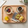 Anti-spill Edge Kitchen Utensil Flat Smooth Food Bearing Plate Serving Tray  Afternoon Tea