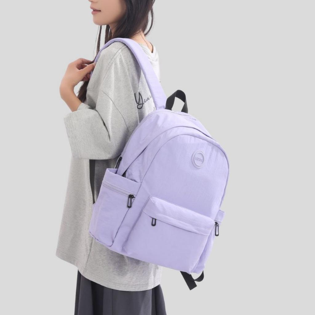 Schoolbag Premium sense casual backpack female college student simple lightweight schoolbag large capacity commuter high quality backpack