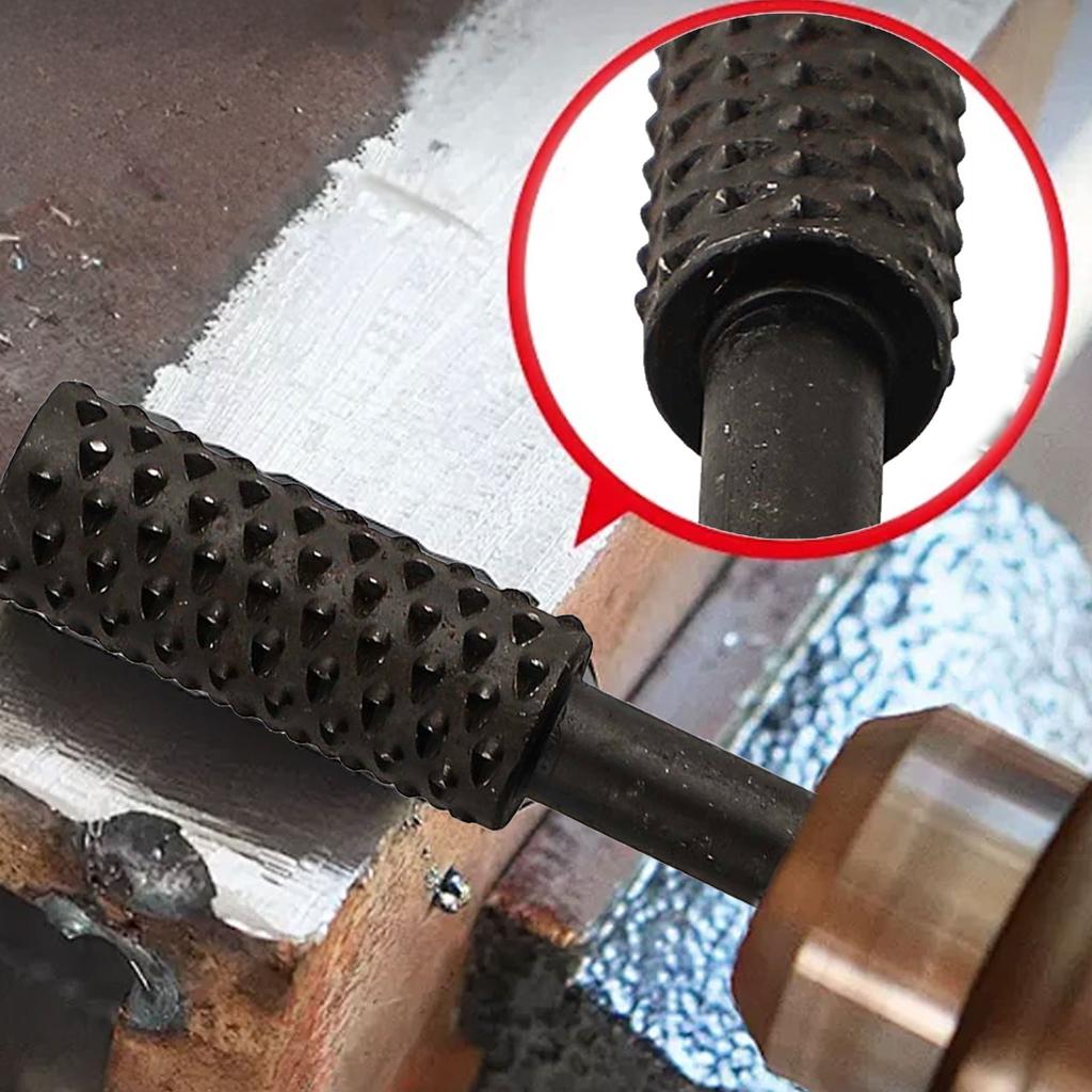 Chamfering Electric Grinding Head Grinding Head Set Wood File 6.35mm Shank Carved Grinding Head Electric Rotating Rasp