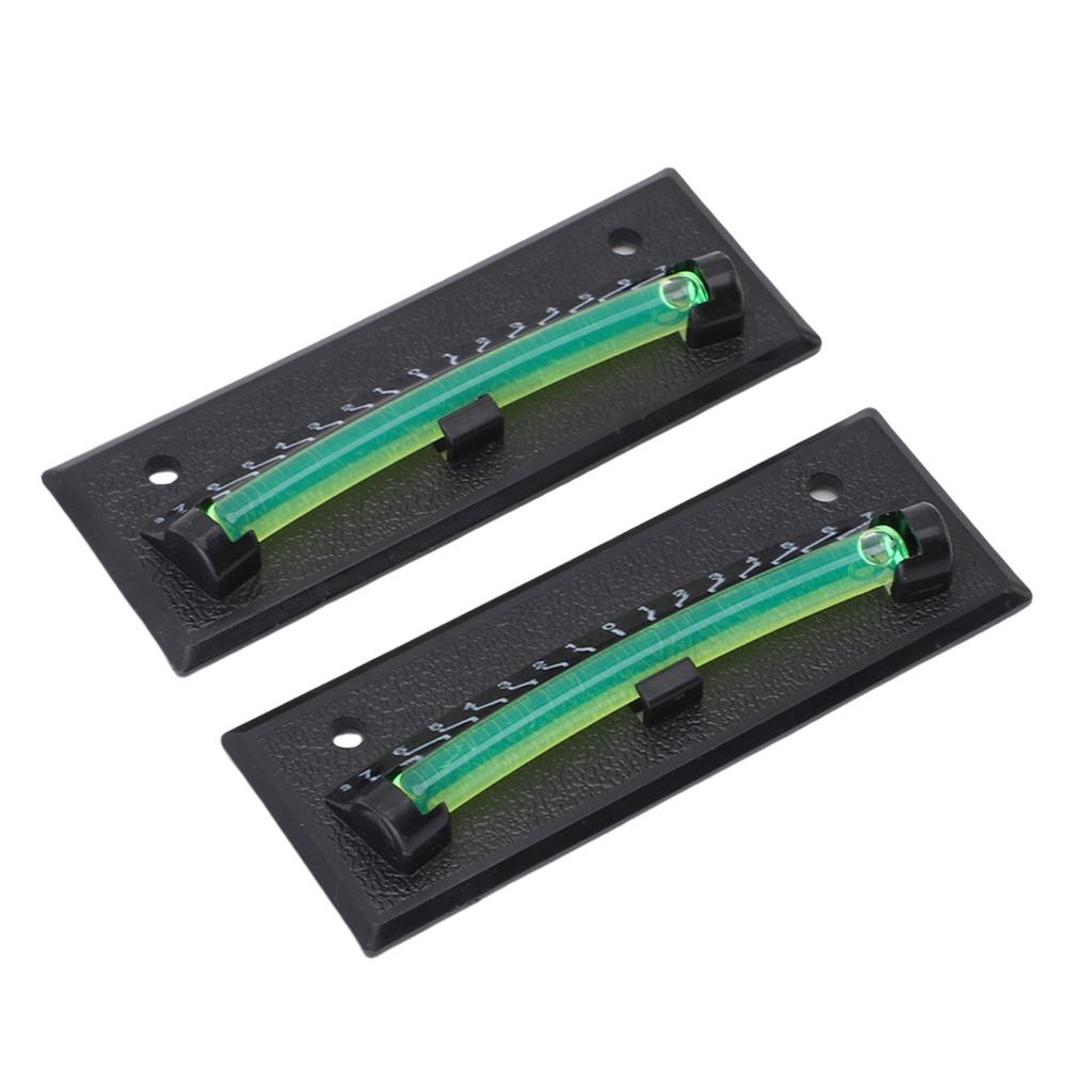 2pcs RV Bubble Level Long Lasting 2 Mounting Methods Accurate RV Bubble Leveling System for Trailer