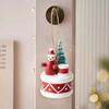 Three-dimensional Christmas Decoration Resin Snowman Drum Christmas Tree Decoration Pendant
