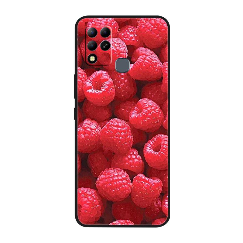 For Infinix Hot 11 G37 4G Case Covers TPU Black Silicone Cover for Infinix Hot11 G37 Protective X689F Soft G 37 Black Shells