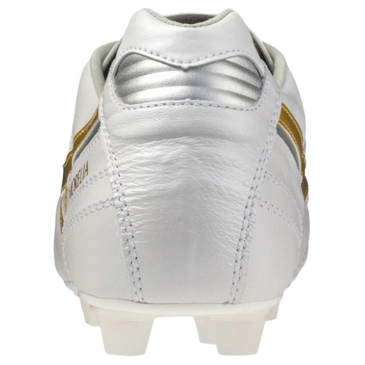 Mizuno Morelia 2 Japan Comfortable Soft Soccer Shoes Unisex Sneaker White Platinum P1GA260150