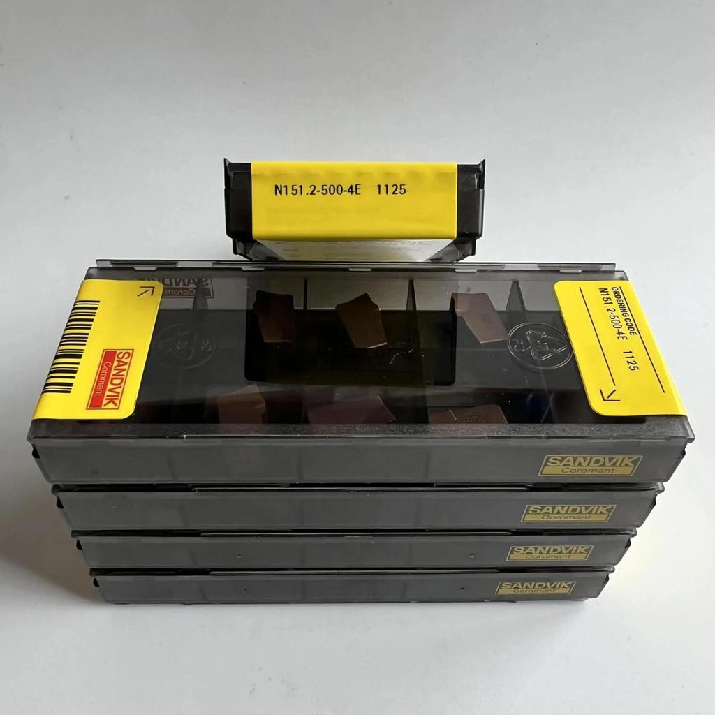 Original Sandvik / N151.2-500-4E 1125 / CNC lathe carbide blade 10 PCS