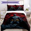 3pcs Batman Bedding Set Duvet Cover Closure Includes 1 Duvet Cover & 2 Pillowcases, Soft and Comfortable for All Seasons.