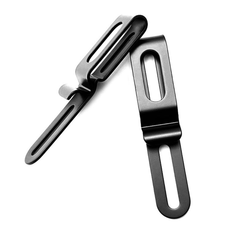 Stainless Steel Scabbard K Sheath Waist Clip Small Scabbards Make Accessories Back Belt Clamps Carring System Tool Parts