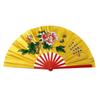 Plastikknochen Chinesischer Tai Chi Yoga Kung Fu Fächer 34cm Handfaltbarer Bühnenfächer Hochzeitsfeier Dekoration