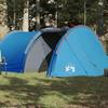 VidaXL Camping Tent 4 Person, Shade Tent with Carry Bag, Portable Awning with Sidewalls for 94395