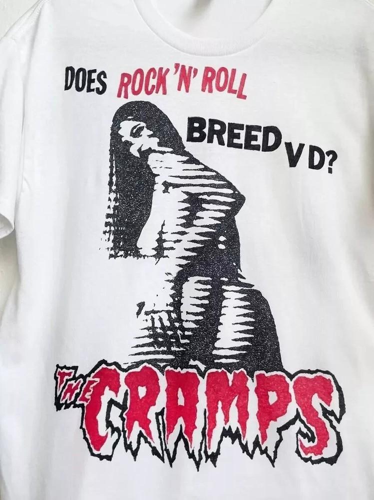 

The Cramps White T-Shirt for Fan Unisex T-Shirt M