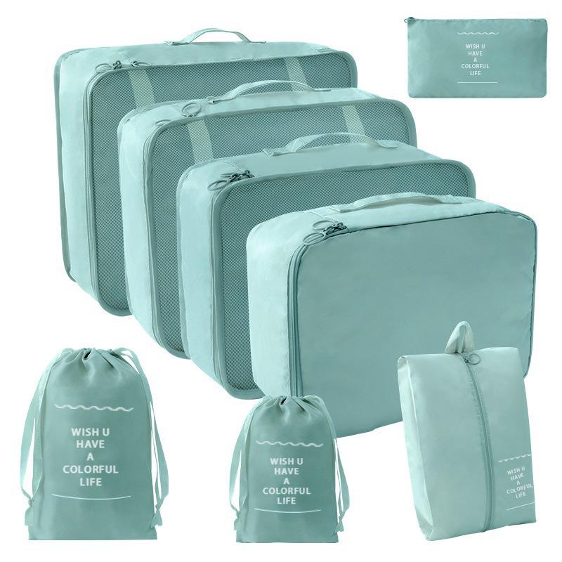 Large Capacity Foldable Travel Storage Bag Set - 7 Pieces