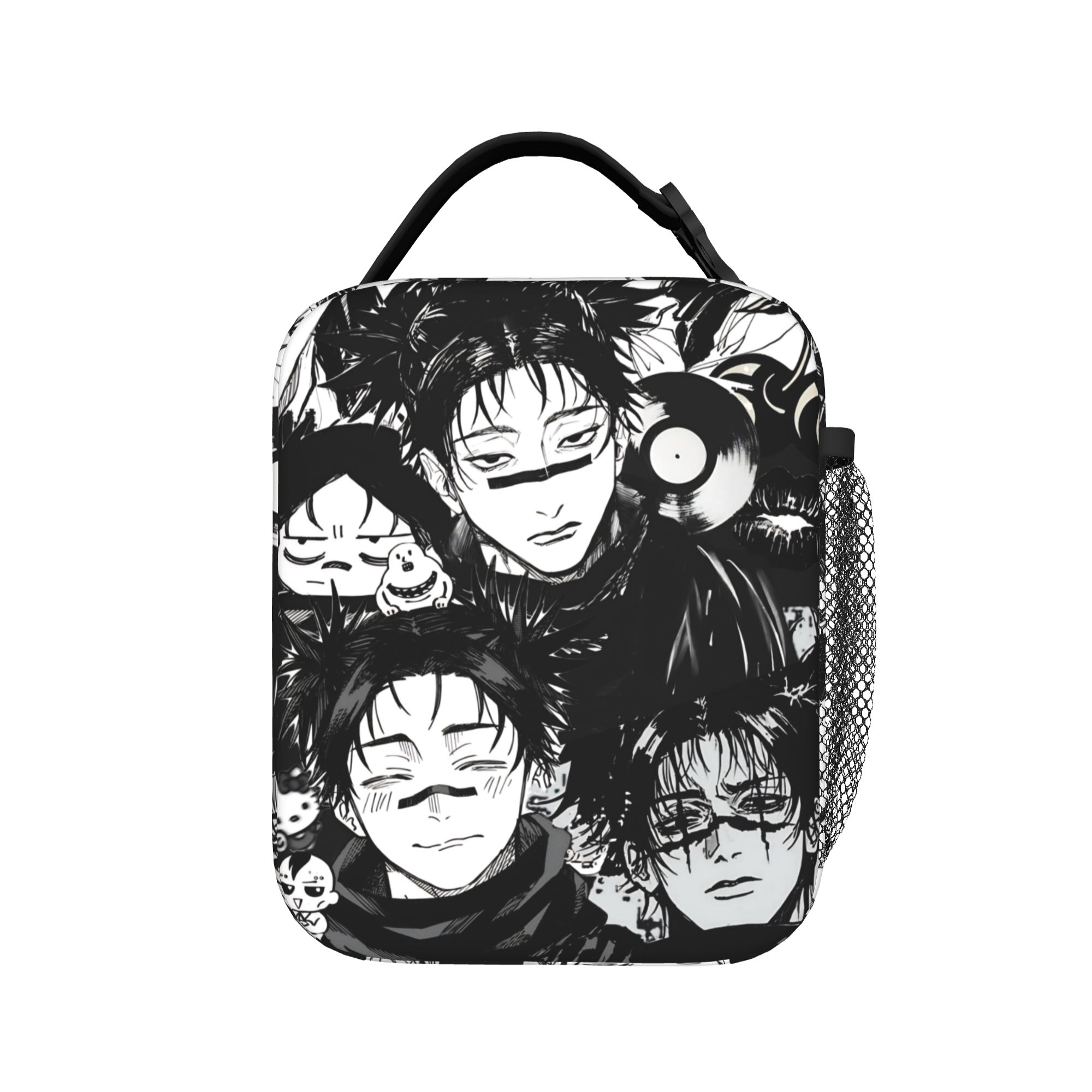 Sac à lunch isotherme Ryomen Sukuna Sac isotherme Réutilisable, Contenant à lunch Anime Jujutsu Kaisen Sac fourre-tout portable Boîte à lunch Pochette Bento One Size