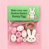 DIY Button Easter Ornament,Rabbit/Carrot/Eggs Button Pendants Easter Button Crafts Making,Holiday Hanging Decors Gift
