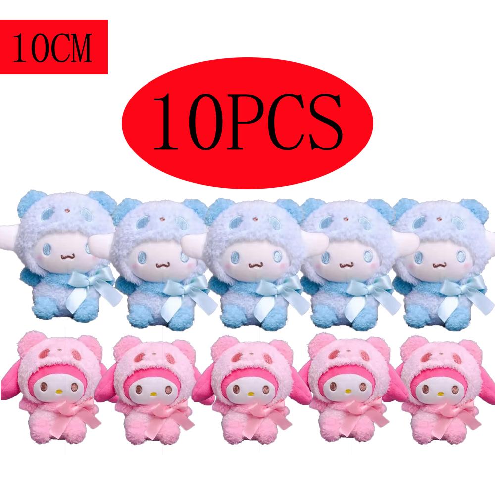 Plush *Keychain Anime Kuromi Doll Keyring Plushie Cinnamoroll Keychains Bag Pendant Toy Gift For Girls. For Kids Adults Children's Birthday Gift