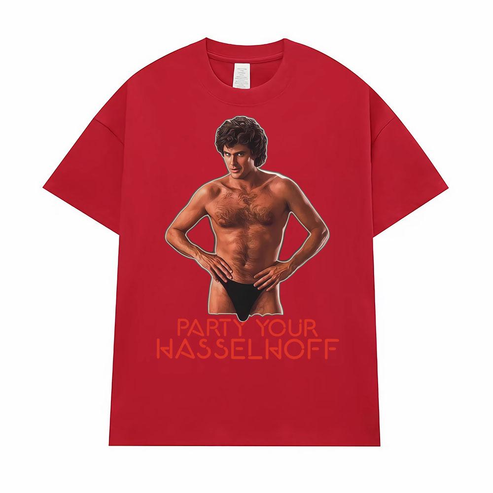 2026 Summer New Trendy Party Wear - Your David Hasselhoff Emoticon High-Quality Comfortable Casual Printed Men s T-Shirt S