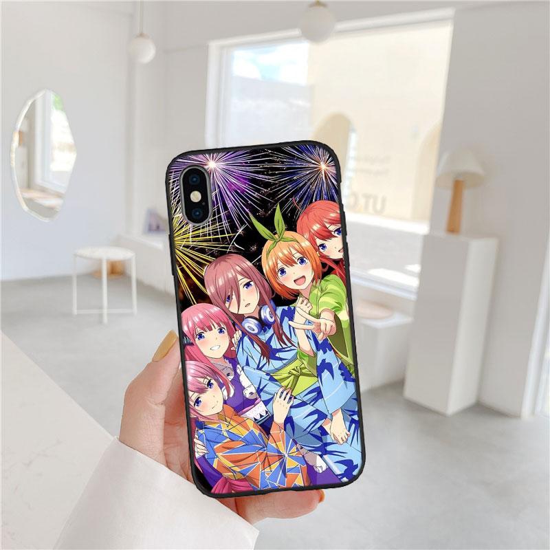 CJ78 Miku Nino Itsuki Nakano Soft Shell Phone Case for iPhone SE X XS XR 11 16E 17 Pro Max Air 8 7 6 6s Plus