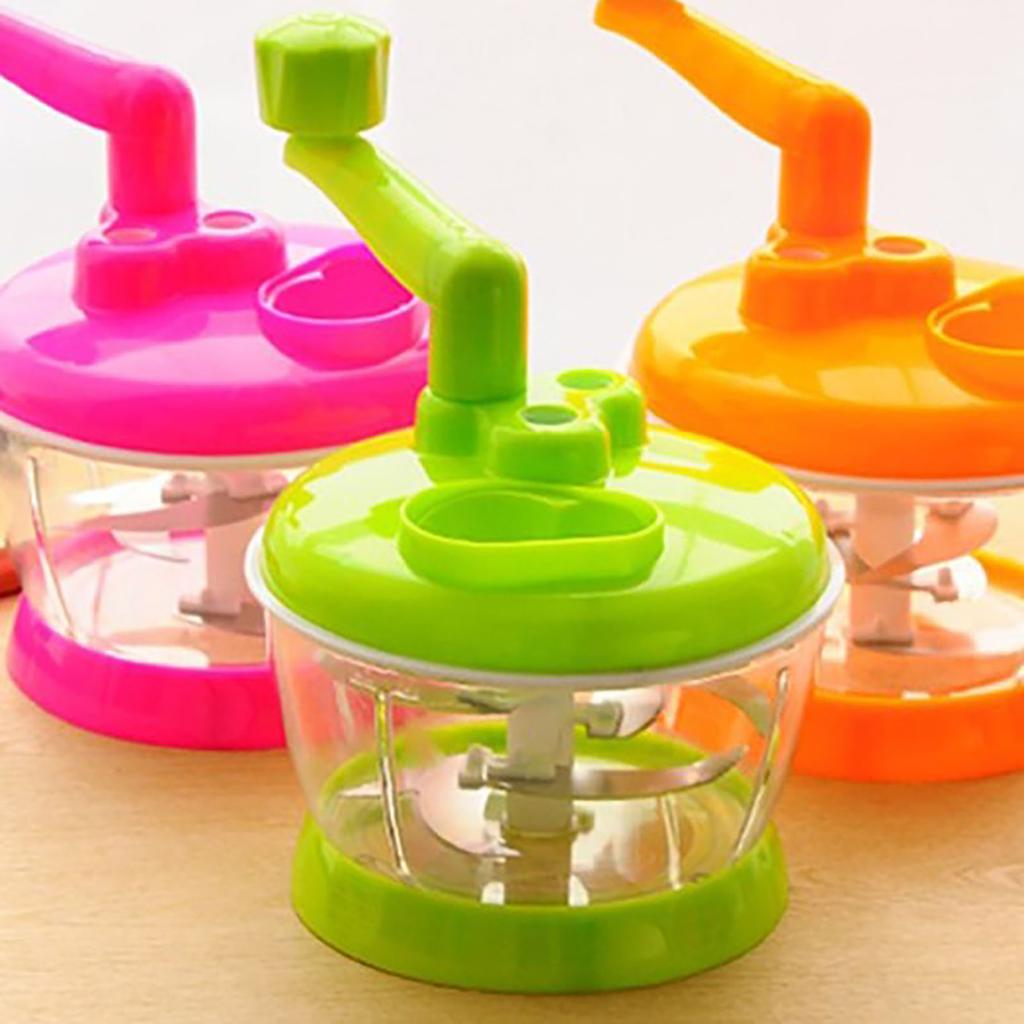 Manuelle Gemüsemühle, Edelstahlklinge, tragbarer Lebensmittel-Fleischmixer für Küchenrestaurants