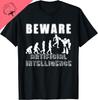 Uwaga Sztuczna Inteligencja Robot Ewolucja AI Koszulka Bawełniana Unisex Letnia Streetwear Ubrania Topy Koszulki z Własnym Graficznym Nadrukiem