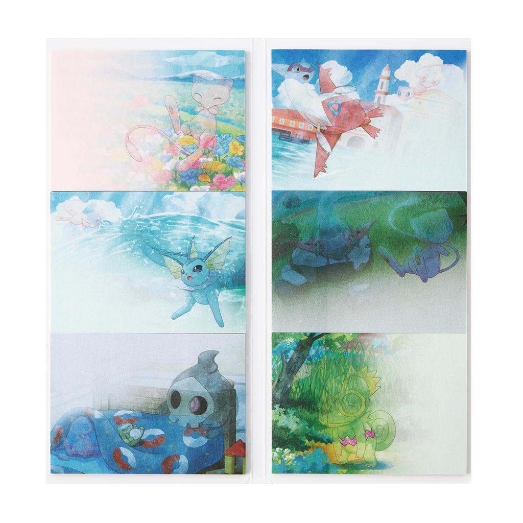 Pokemon Transparent Sticky Note Set ( Invisible To Me ) Japan NEW