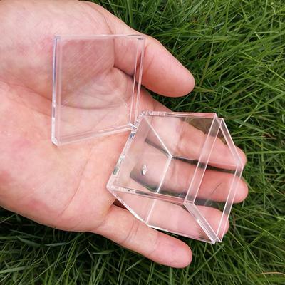 Transparent Wedding Favors And Gifts Boxes Cube Portable Organizer Container