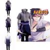 Naruto Uchiha Sasuke Deluxe Cosplay Costume With Zipper For Halloween Role Play