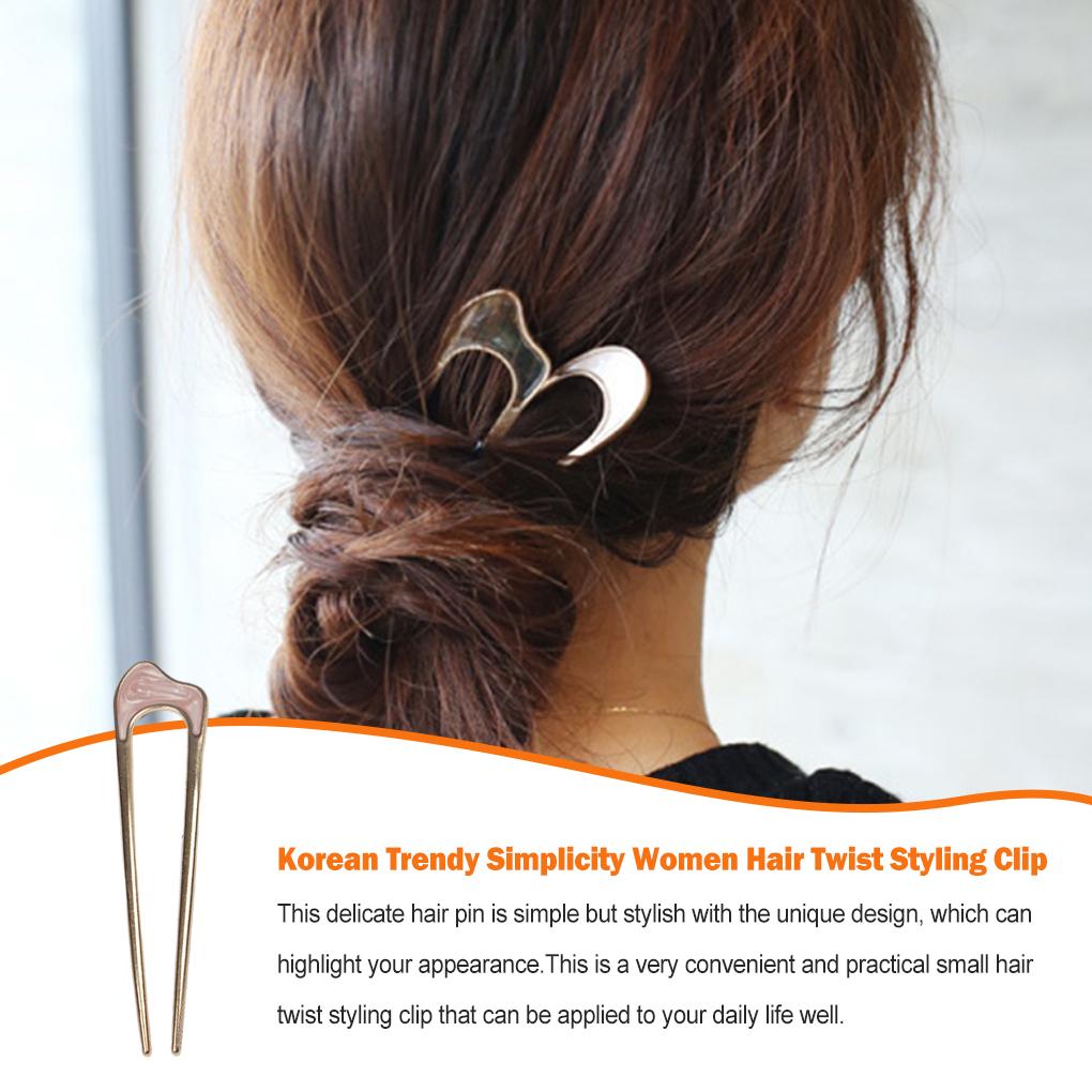 U-Form Stirnbänder Schlichtheit Mädchen Modeln Eleganter Stil Metall Frauen Gabel Leichtgewicht Tragen Hochzeit Haarstab Teenager Benutzen