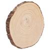 Fette di Legno Naturale Cerchi di Legno Non Finiti Ornamenti Fette di Legno Irregolari con Corteccia 22.5x23cm 8.9x9.1in