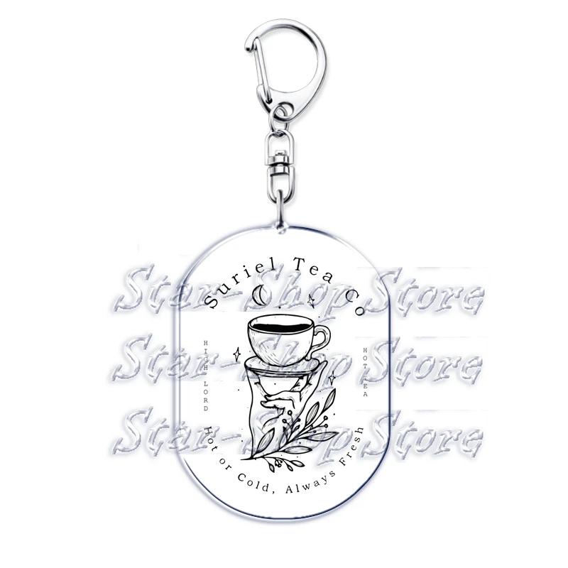 

Acotar Books Keychain for Accessories Bag Rhysand Feyre A Court of Thorns and Roses Key Chain Ring Keyring Jewelry Fans Gifts