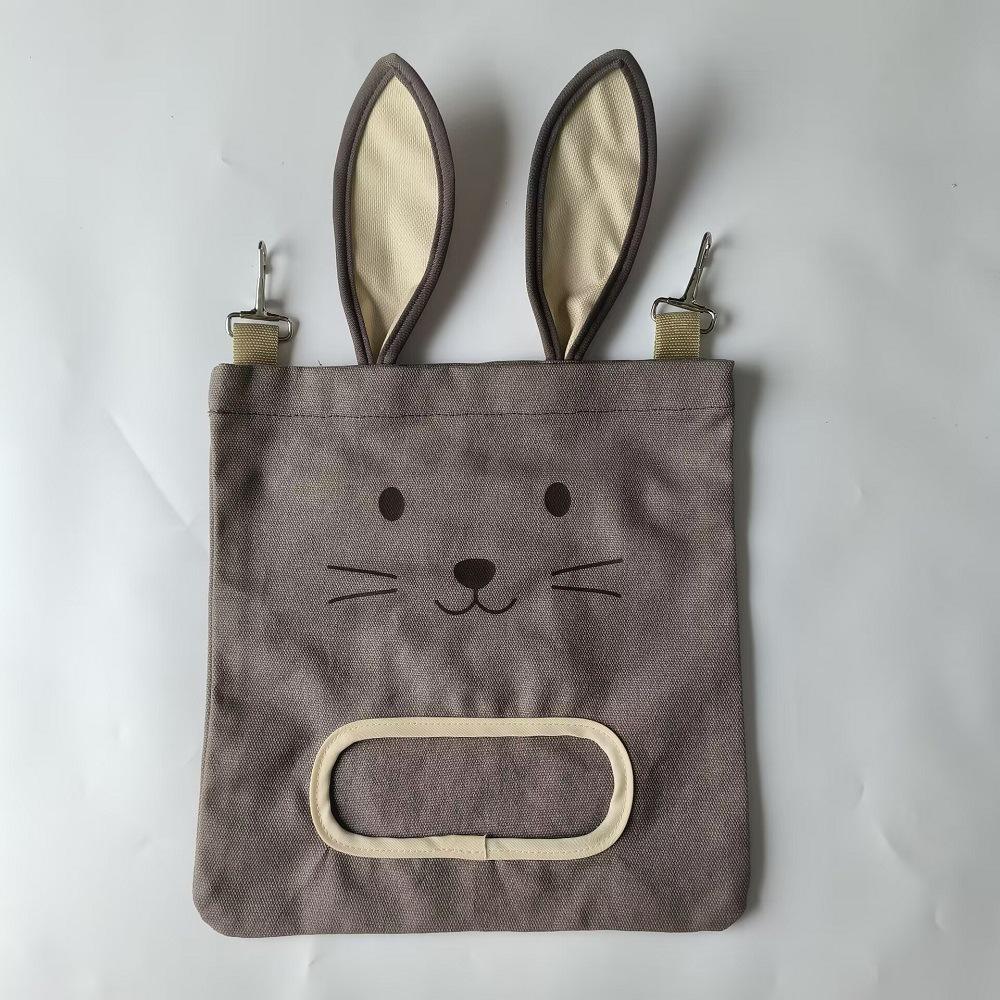 Rabbit-Shaped Hay Bag for Small Pets: Feeding Bag for Rabbits, Guinea Pigs & Hamsters