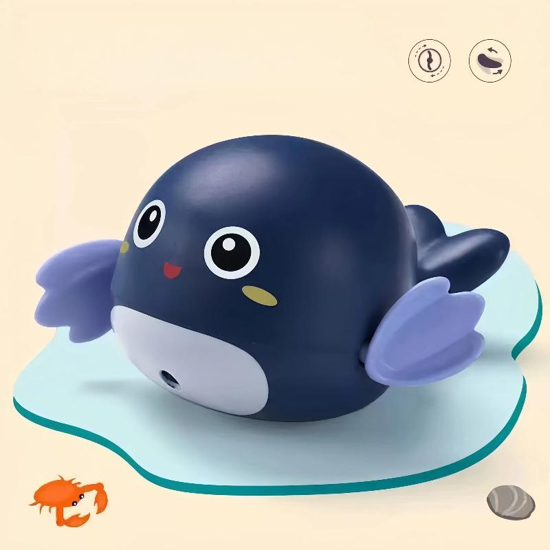 Bath Time Children's Water Play Toy Small Dolphin Water Toy, Bathtub Toy Little Duck And Little Turtle, Suitable For Boys And Girls