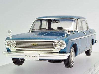 ENIF Scale Scale Model Kit of the 1965 Toyota Crown VG Victoria Blue Metallic 1/43 Eight, 10-A,
