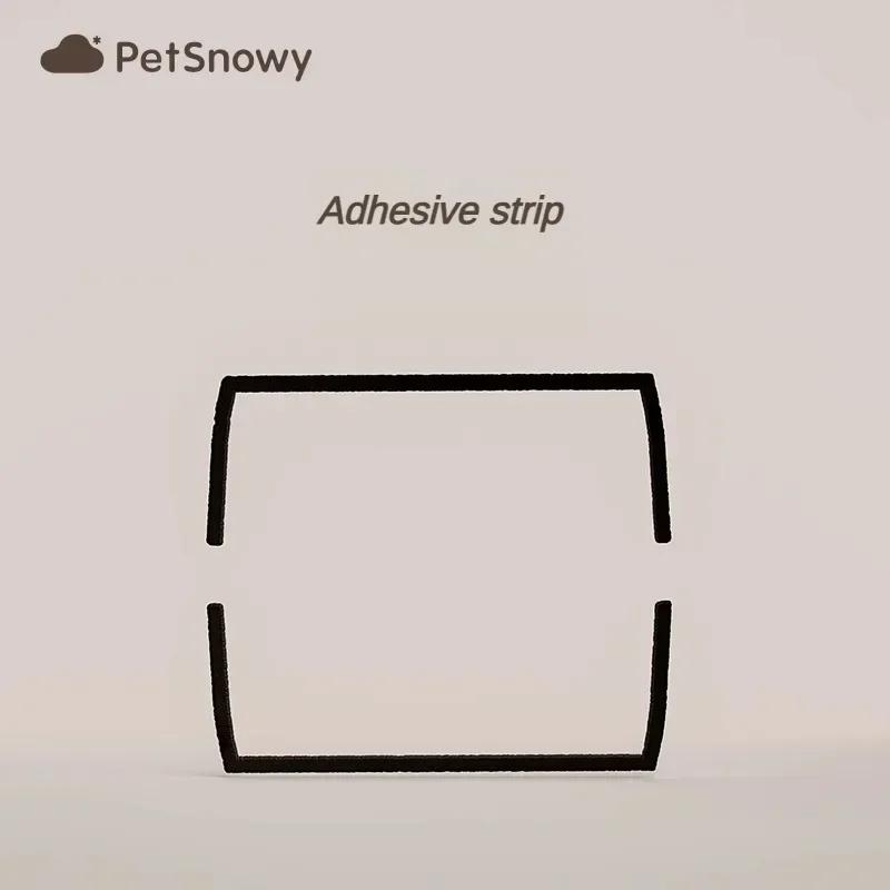 

Туалетный ящик для кошек PetSnowy/коврик/сетчатый фильтр/резиновая полоска/зарядное устройство/полный набор аксессуаров для кошачьего туалета с отделением для мячей