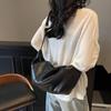 One-Shoulder Korean Style Trendy Plissee Bag - 2024 Winter Fashion Niche Dumpling Messenger Bag