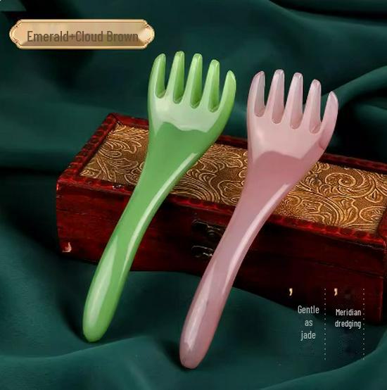 Five-Claw Resin Scalp Massager Comb