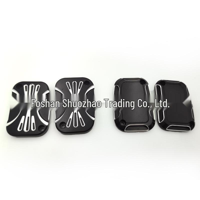 CNC Motorcycle Accessories for Harley Road King: Front Brake & Oil Pump Covers