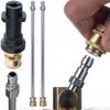 Rosfix Zestaw T-Racer Bayonet – Szczotka Mosmatic 1/4"" + Adapter Bayonet | Kompatybilność Z Karcher K2–K7 | Efektywne Czyszczenie Bruku I Betonu