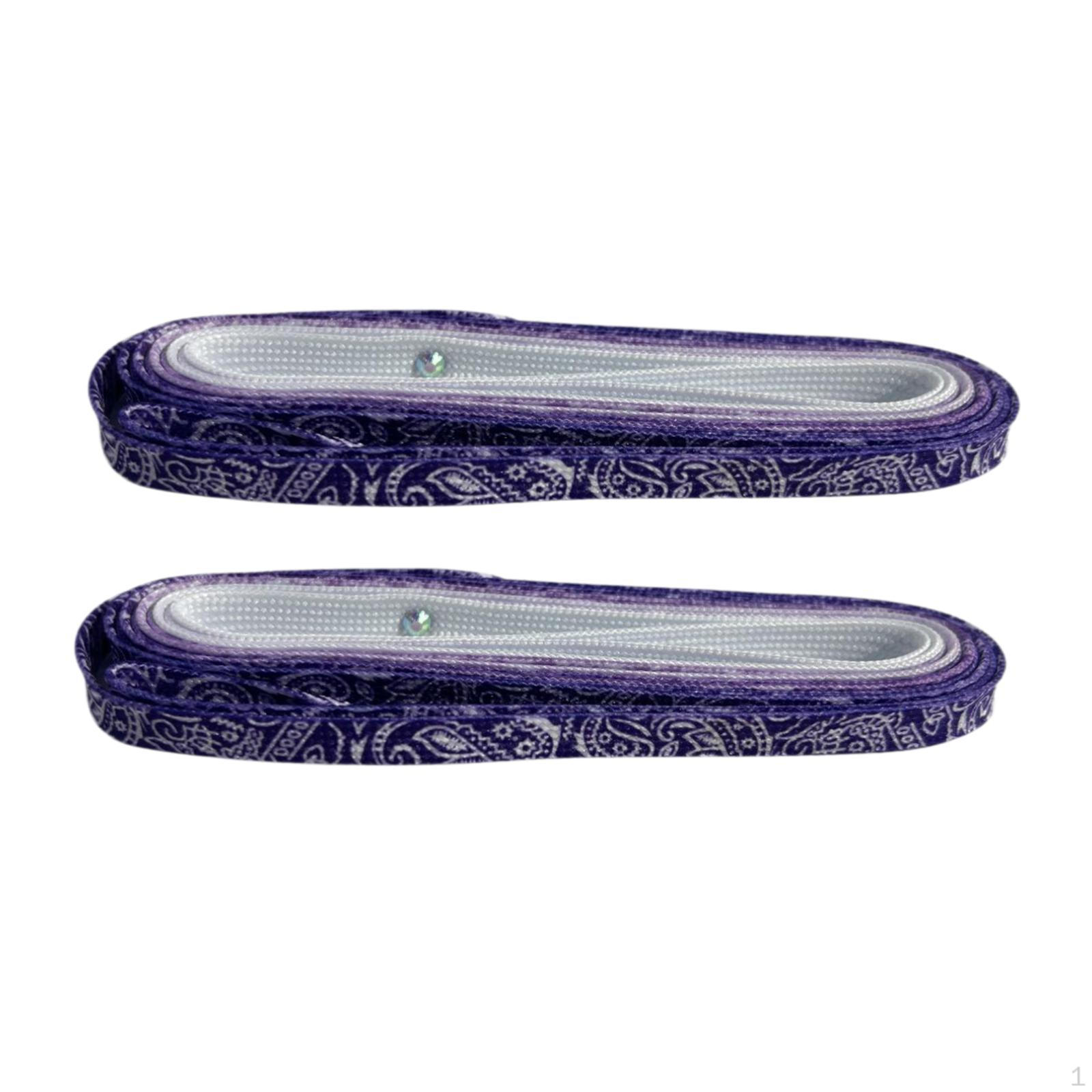 

260cm Ice Hockey , Shoelaces, Anti Slip Portable Lightweight Shoe Strings for Sports Training, Фіолетовий