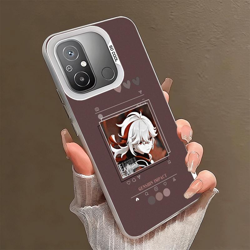 Genshin Impact Einfaches Design Stoßfeste Handyhülle für Xiaomi Poco X7 X6 X5 X3 Pro F7 Ultra M8 Redmi 15C 15 14C 13C 12C 10C 13 1