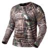 Men's Long Sleeve Camouflage T Shirt O Neck Quick Dry Combat Military T-Shirt Tactical Multicam Camo Hunting Army Shirts