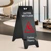 Placa de Aviso A-Frame de Aço Inoxidável Aodele