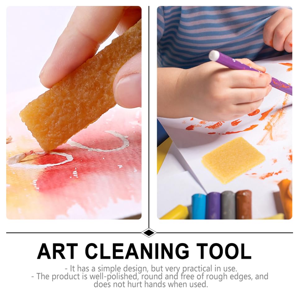 LALAFINA Watercolor for Art Cleaning Pigment Paint Art Cleaning Tool Eraser, 3-Pack Supplies, Eraser, Remover, Cleaner,