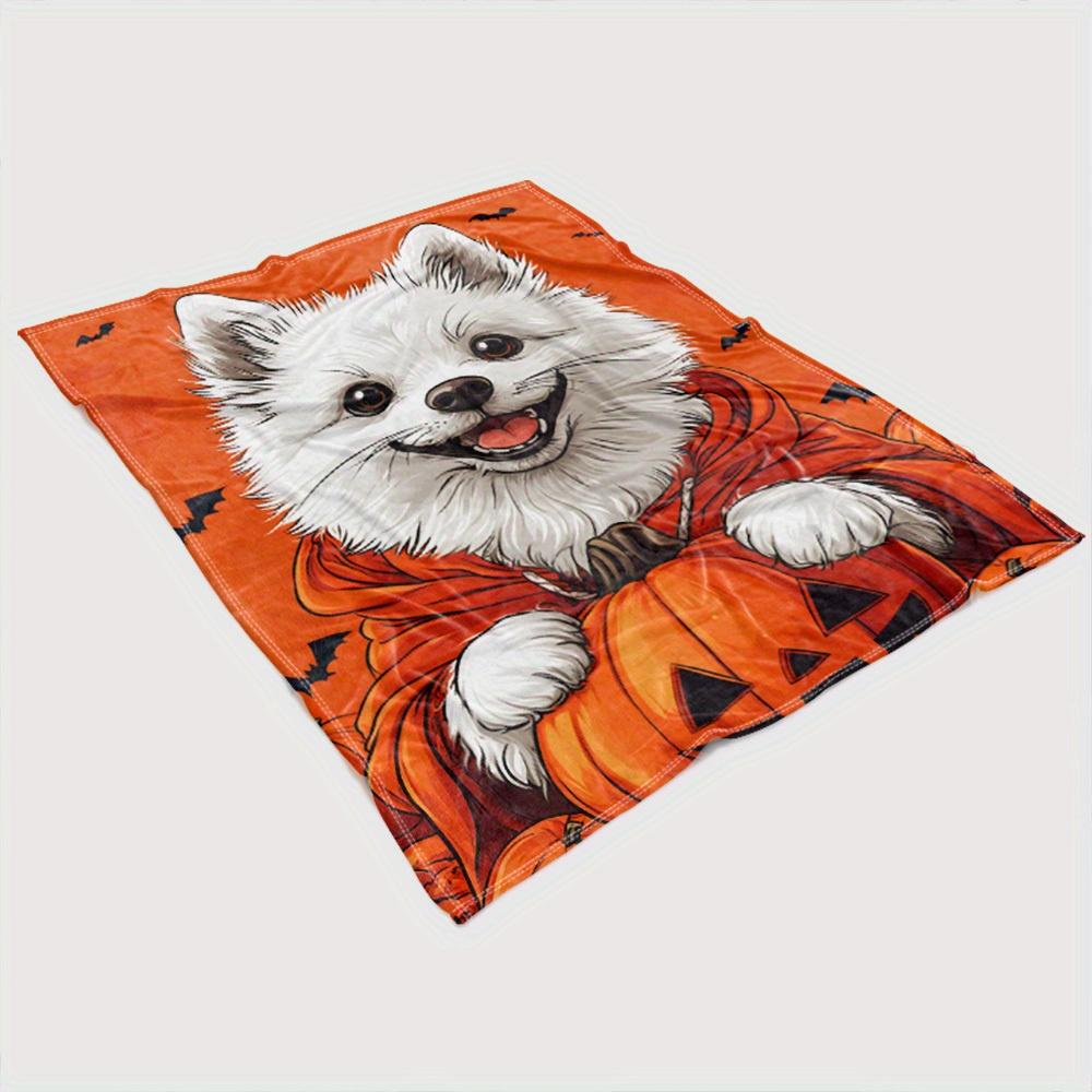 Cozy & Cute Dog-Themed Throw Blanket - Soft, Warm, and Lightweight Plush Fleece for Sofa, Bed, and Travel, Throw Blanket for Cou