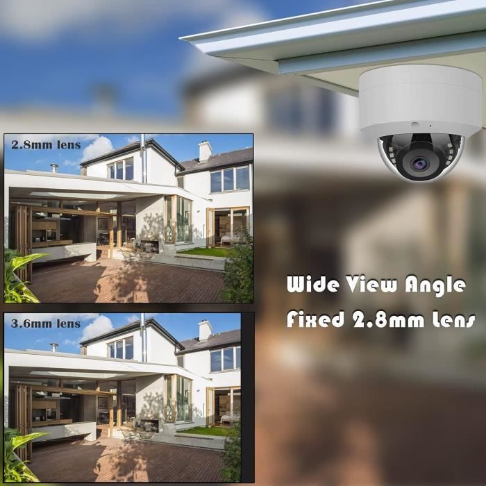 Caméra De Surveillance - WITI - IP32050 - 5 MP - Microphone Audio - IP66 - Grand Angle 2,8 Mm