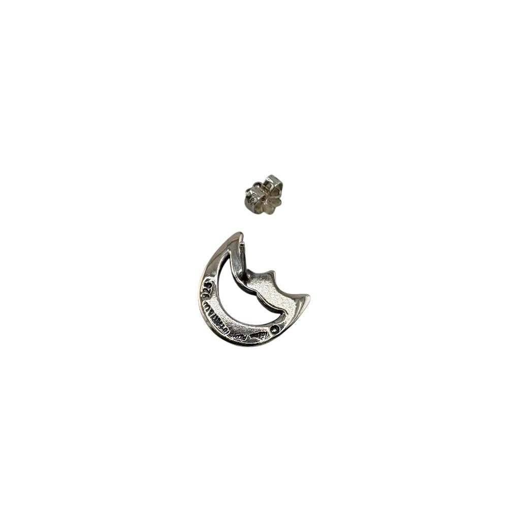 TIFFANY&Co. For both ears, crescent moon, 3.7g Crescent moon Silver925 Pierce Pierce Silver Silver925 Women Used