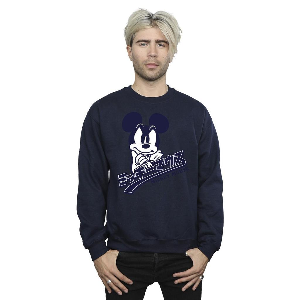 Disney Mens Mickey Mouse Japanese Sweatshirt