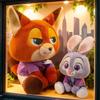 Zootopia Nick And Judy Plush Toys For Kids Gift Collection Soft Stuffed Dolls