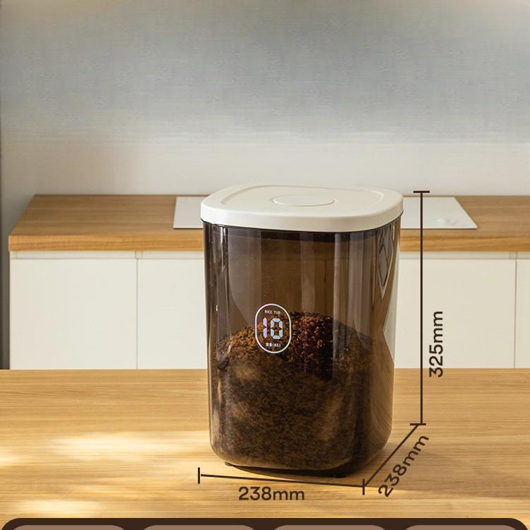 Moisture Proof Seal, 10 Pound Rice Bucket, Flour Storage Tank, Storage Box, Pet Storage Bucket, Cat Food Bucket, Miscellaneous Grain Rice Box