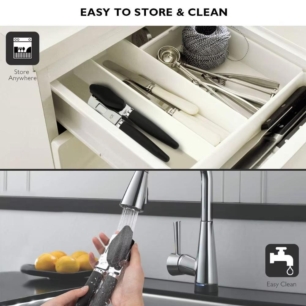 1 Piece Professional Can Openers Stainless Steel Tin Can Openers Manual Tin Jar Bottle Cans Opener With Bear Opener YY012