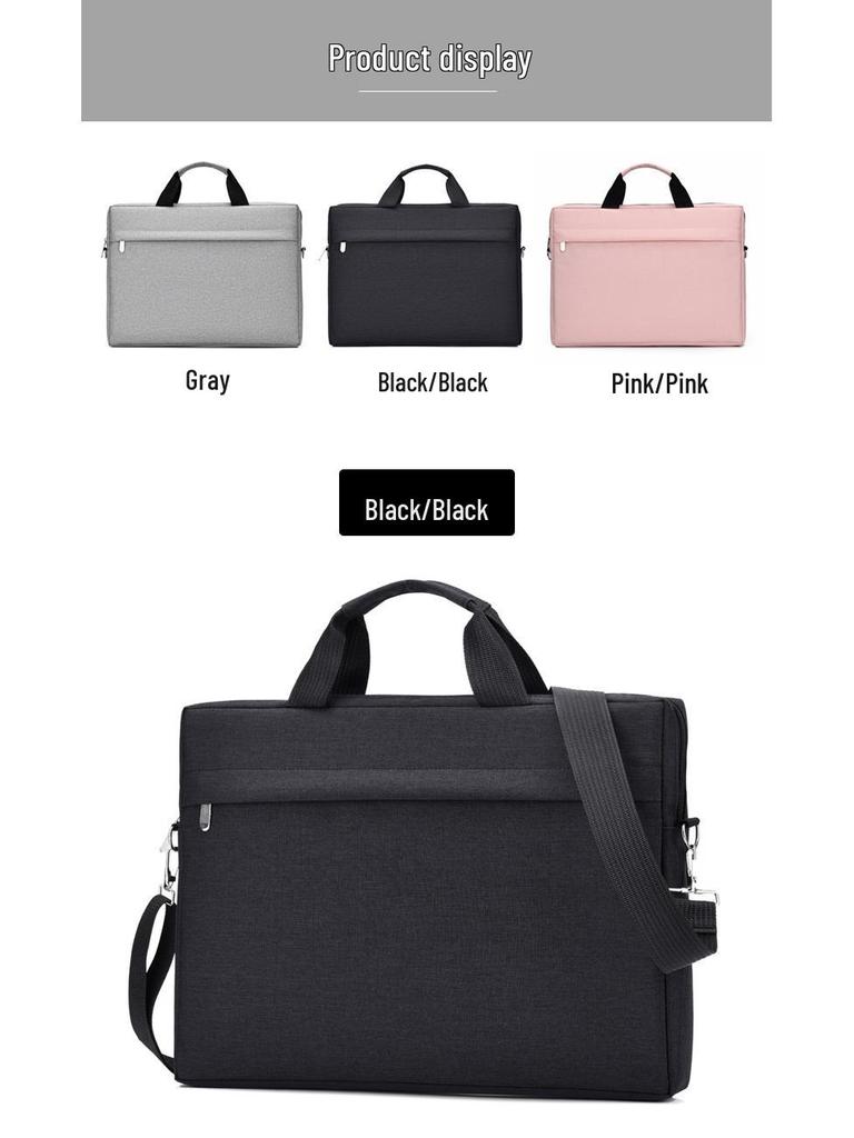 15-16 Inch Tablet & Laptop Shoulder Bag with Custom Logo - Computer Handbag Briefcase for Business
